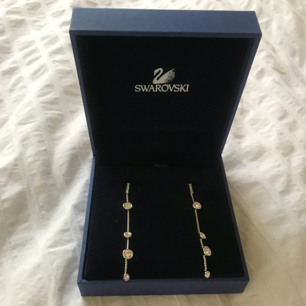Swarovski crystal drop earrings